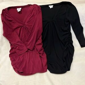 2 Oh Baby Maternity Shirt Bundle